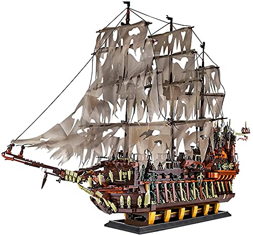 VSEG Piratenschiff Modell Piraten Schiff, 3653 Teile Creative Piratenschiff Segelschiff Modellbau Kompatibel mit Lego – Bild 5