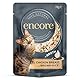 Encore 100% natürliches Premium Nassfutter für Katzen, Hühnchenbrust mit Vollkornreis in Brühe für erwachsene Katzen - Packung mit 16 x 70g Beuteln