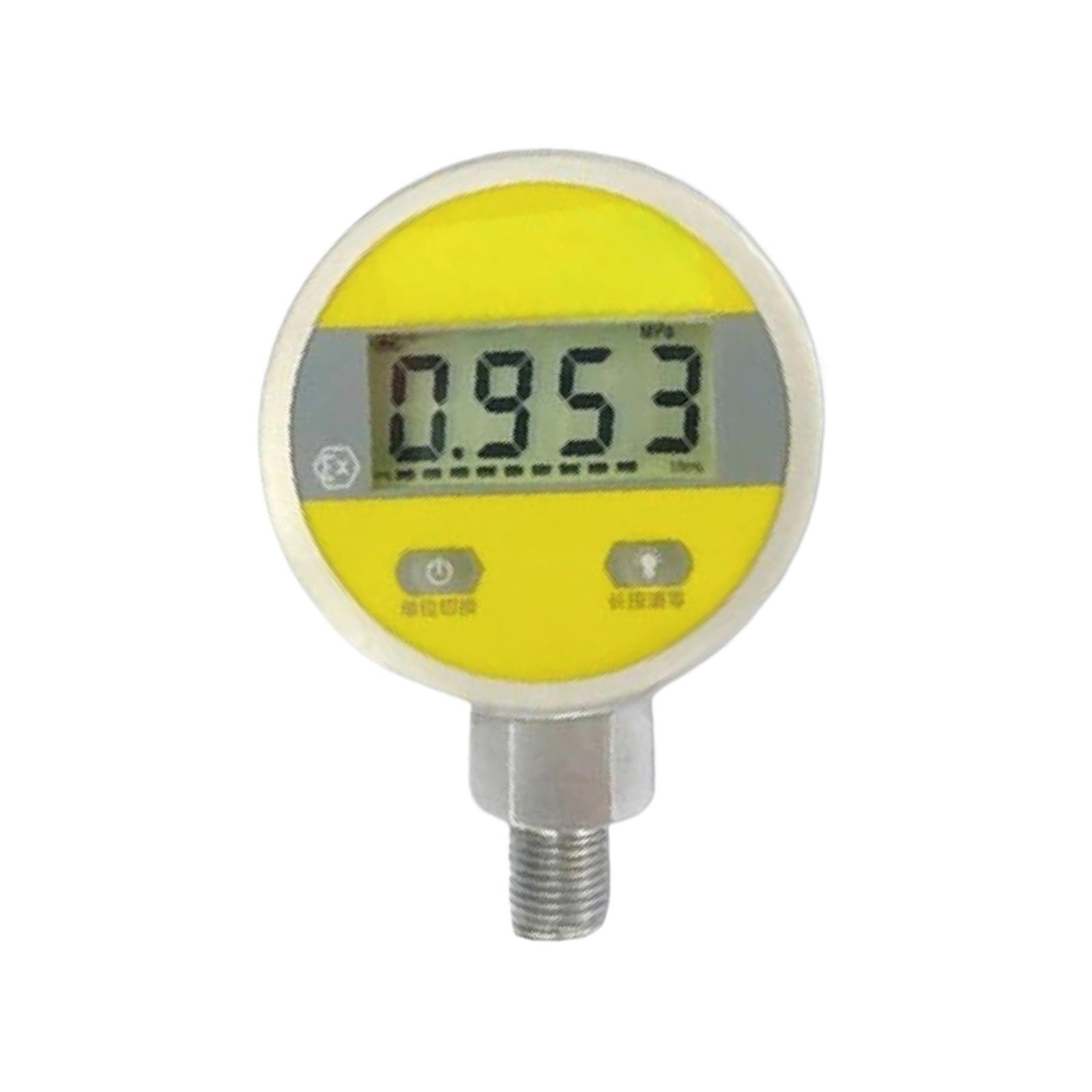 Digitales Manometer, MD-S260 Edelstahl-Manometer mit LCD G1/4 hydraulischem Wassersensor(0-4Mpa)