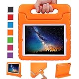 NEWSTYLE Apple iPad 2 3 4 Shockproof Case Light Weight Kids Case Super Protection Cover Handle Stand Case for Kids Children for Apple iPad 4, iPad 3 & iPad 2 2nd 3rd 4th Generation (Orange)