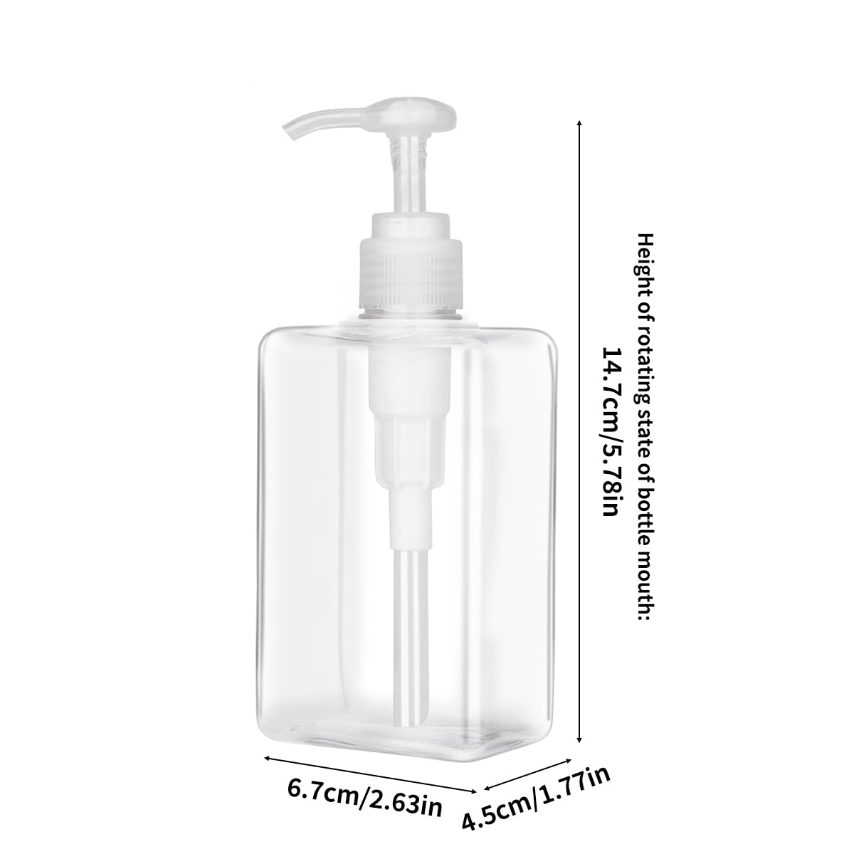 Amazon｜シャンプーボトル ポンプボトル 2本/4本セット 100ml