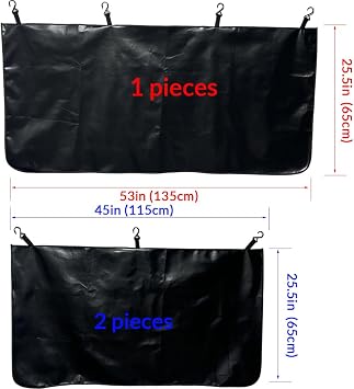 Custom Fender Covers for Mechanics Personalized Vehicle Work Mat(3 Pack) (Red)