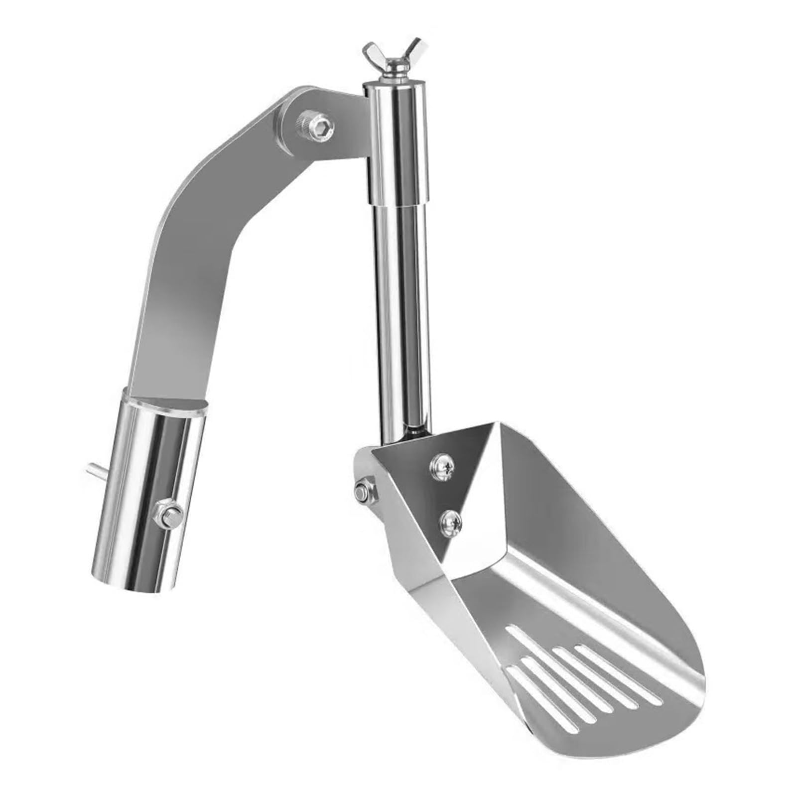Duty Alloy Gutter Shovel with Grip for Efficient Roof Drain Debris Removal & Garden Maintenance Gutter Cleaning Shovel