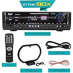 Pyle Wireless Bluetooth Power Amplifier System- 300W 4 Channel Home Theater Audio Stereo Sound Receiver Box Entertainment w/ USB, RCA, 3.5mm AUX, LED, Remote for Speaker, PA, Studio, Black - PT390BTU - Image 3
