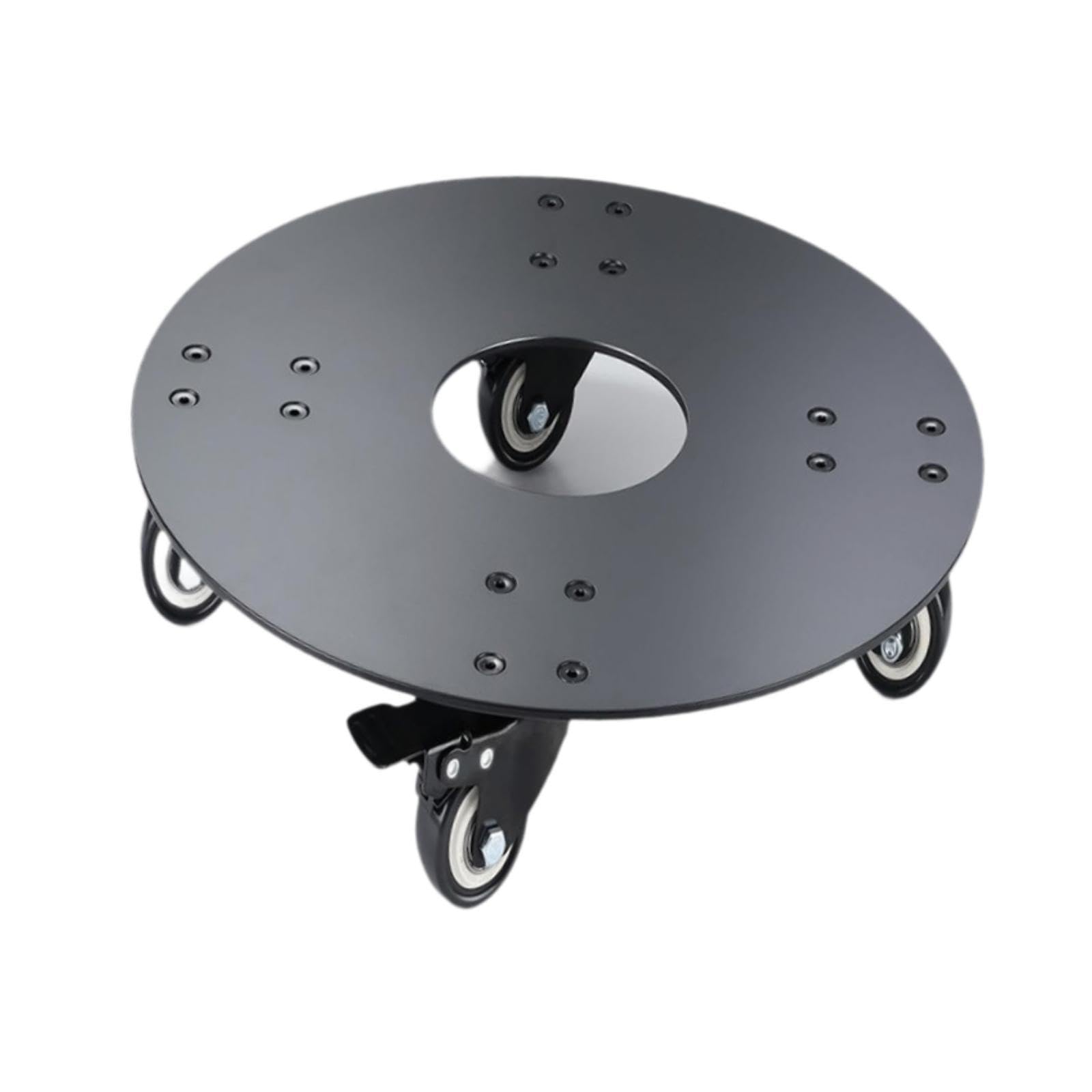 Support à roulettes robuste pour jardinières en acier renforcé de 16 po