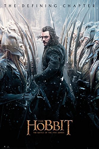 Poster Hobbit Battle Of Five Armies Bard grand format affiche Tolkien 61x91,5 cm