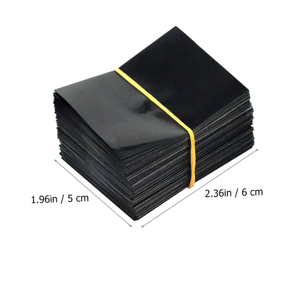 ABOOFAN 100pcs Black Heat Shrink Wrap Sealer for Wine Bottles Flexible Seal Cover for Essential Oil Bottles Odorless Shrink Bands for Professional Packaging and Presentation