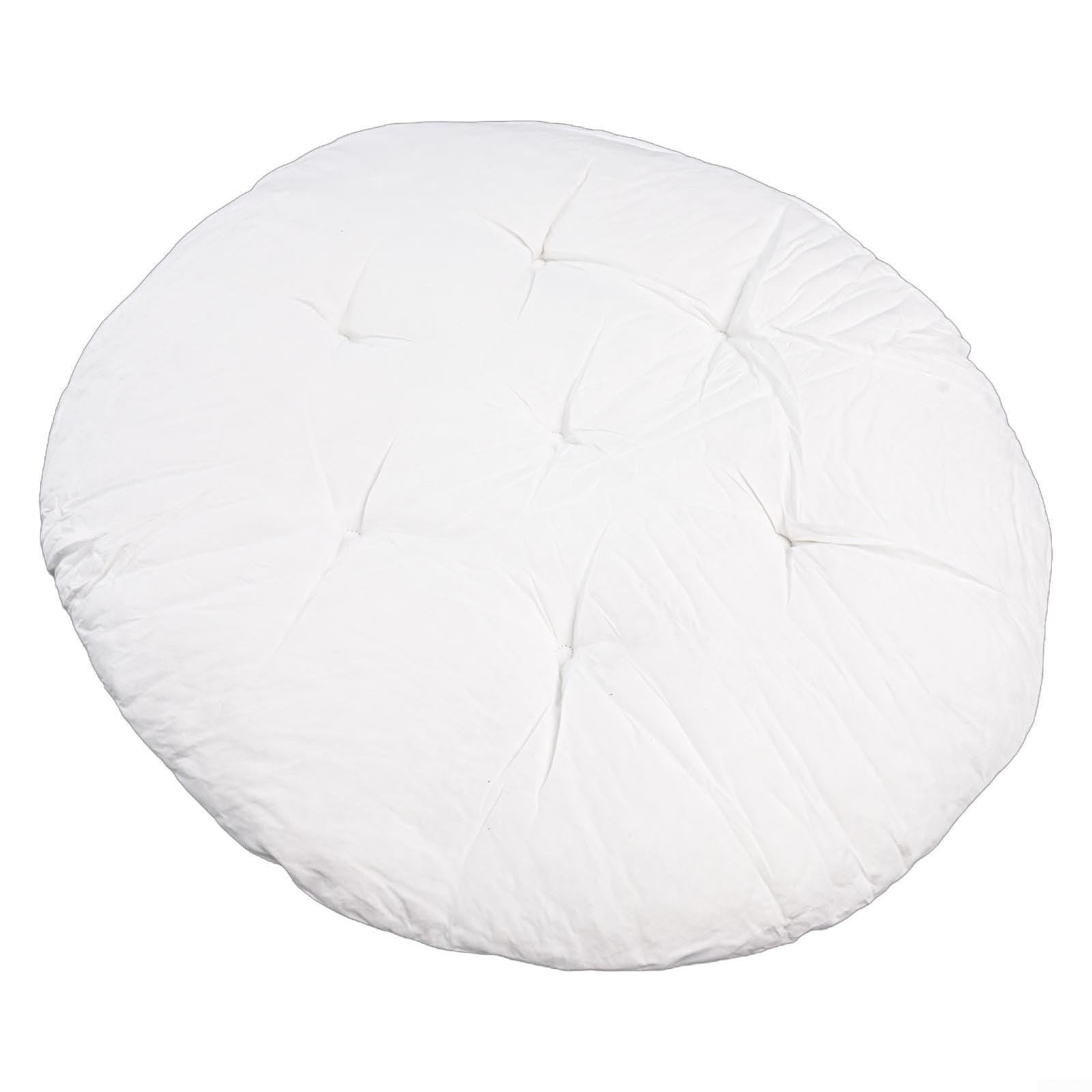 Cojín ergonómico para silla colgante, 50 x 50 cm, poliéster resistente al desgaste, para silla de papaya, balancín y muebles de salón de interior (H)