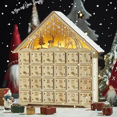Calendrier de l'Avent en Bois FRDYEYDJ Cover