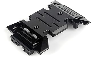 LCX Racing 1/10th RC Crawler Car Aluminum Center Skid Plate Transmission Mount for Axial SCX10 III AXI03007 SCX10.3, Upgrades Parts Accessories