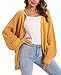 QUALFORT Cardigan Sweaters for Women 100% Cotton Button-Down Oversized Knit Outerwear Fall Tops for Women 2026