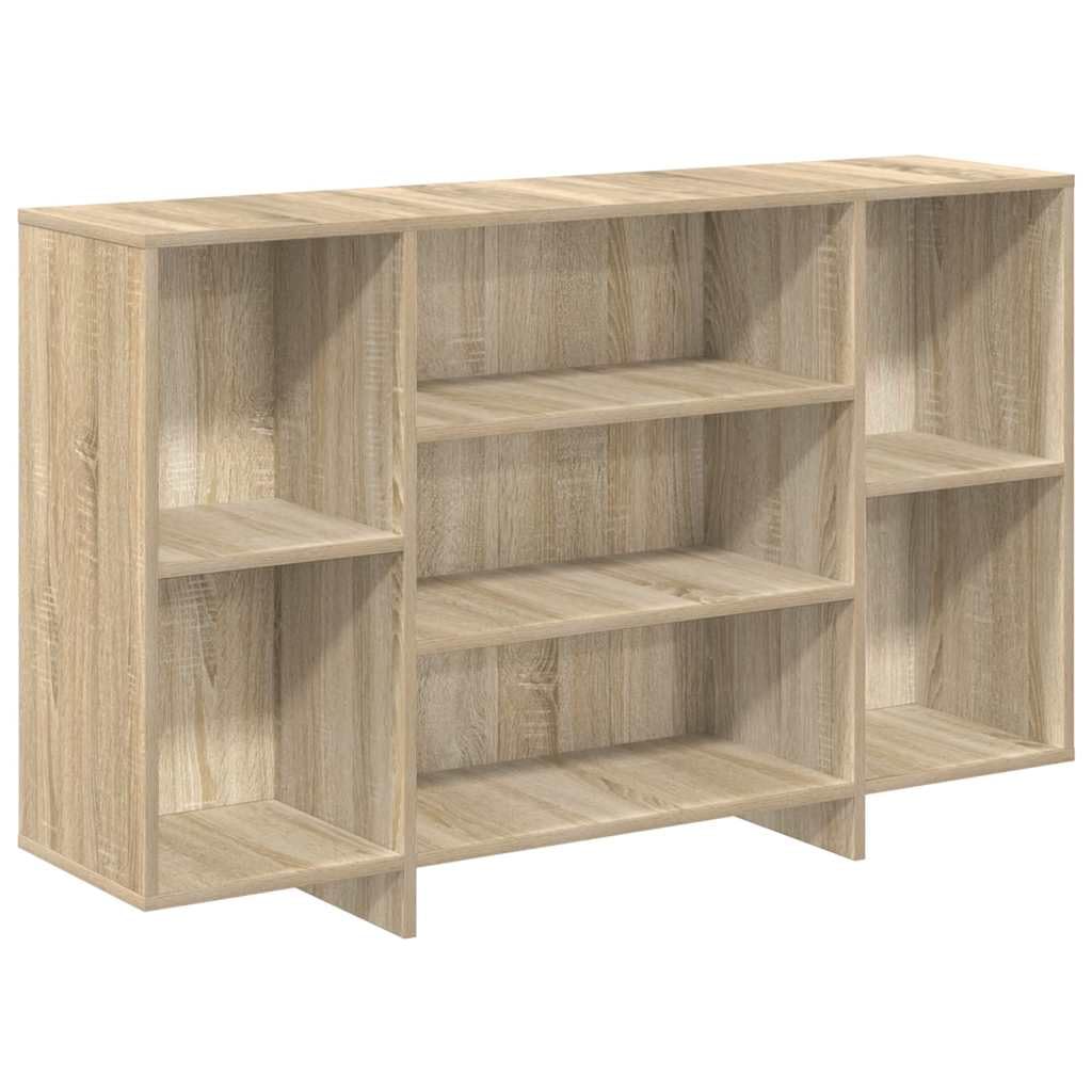 vidaXL Sideboard Home Indoor Bedroom Living Room Storage Buffet Side Console Cabinet Cupboard Sideboard Furniture Sonoma Oak 120x30 cm Chipboard