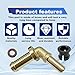 Car Thermostat Outlet Hose Connector Water Outlet Hose Connector Kit LR049990 Compatible with Jaguar XF 2010-2012,XJ 2011-2013,XK 2010-2015 Land Rover Range Rover/Sport Discovery 4 Velar 5.0 V8 3.0 V6