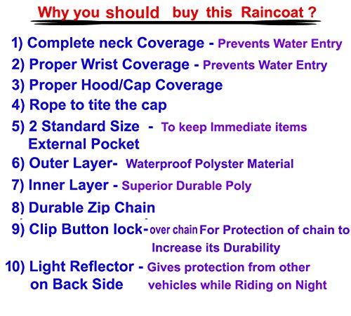 CAMISON Zoom Rain Coat for Men 