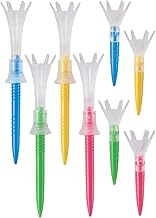 Daiya Golf Tee, Long & Short Line & Short & Semi-Long & Short, Height Adjustable, Easy to Swing, Durable, Break-resistant, Easy to Find, Beginner, Driver, Iron FW, Golf Regulations Compliant Made in