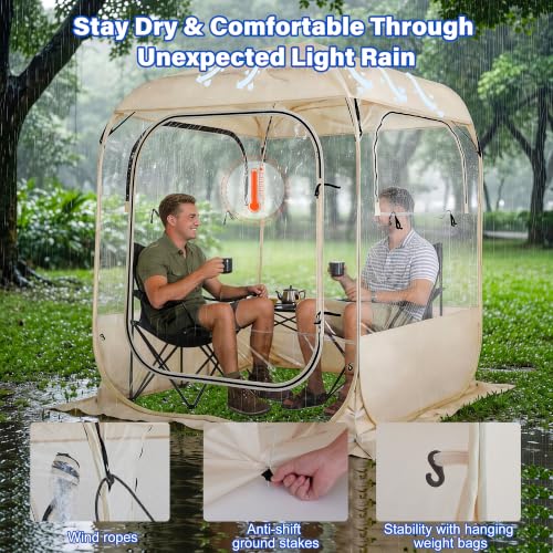 DIAMONDFORGE 5x5 FT Clear Tent