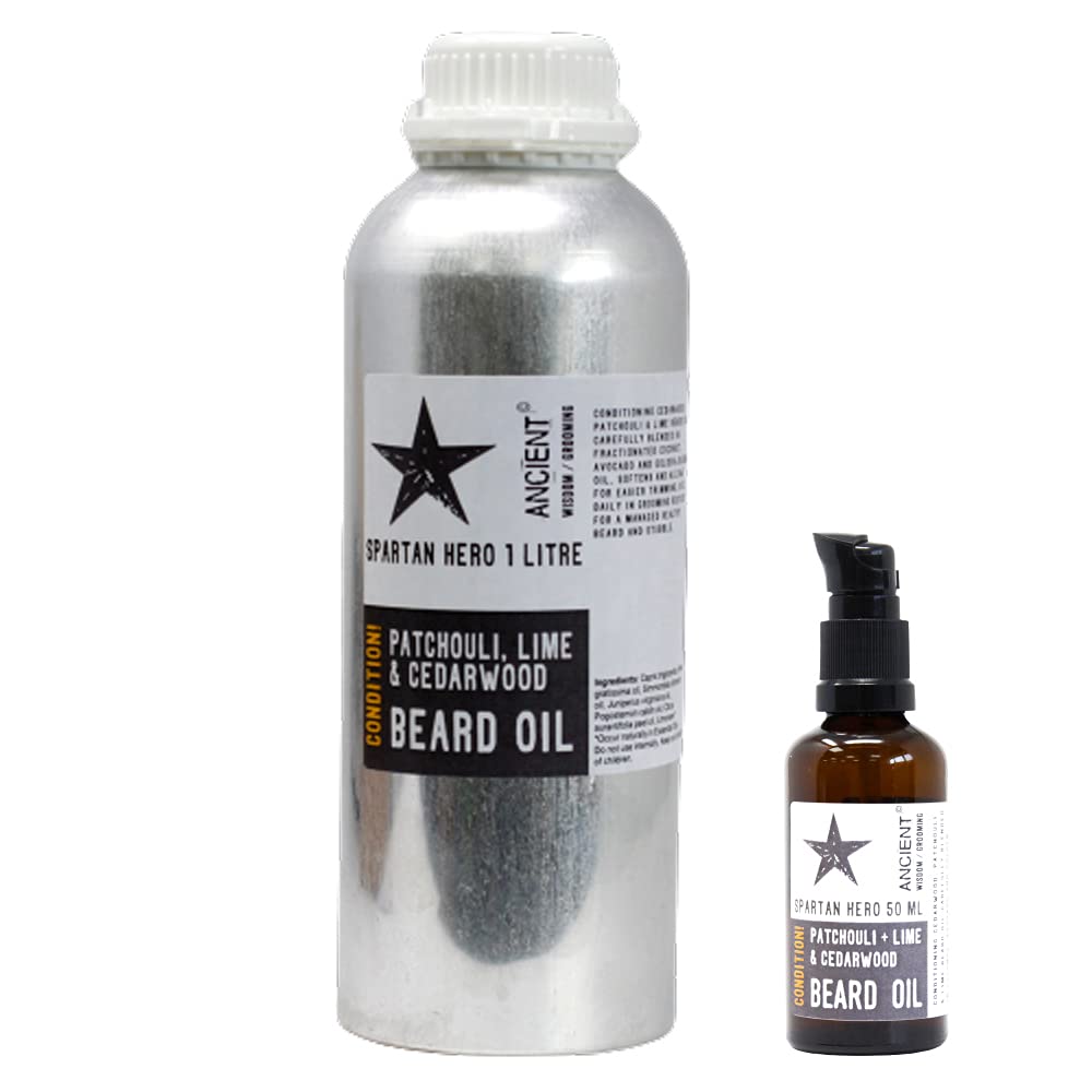 1 Litre Beard Oil - Spartan Hero - Stan!