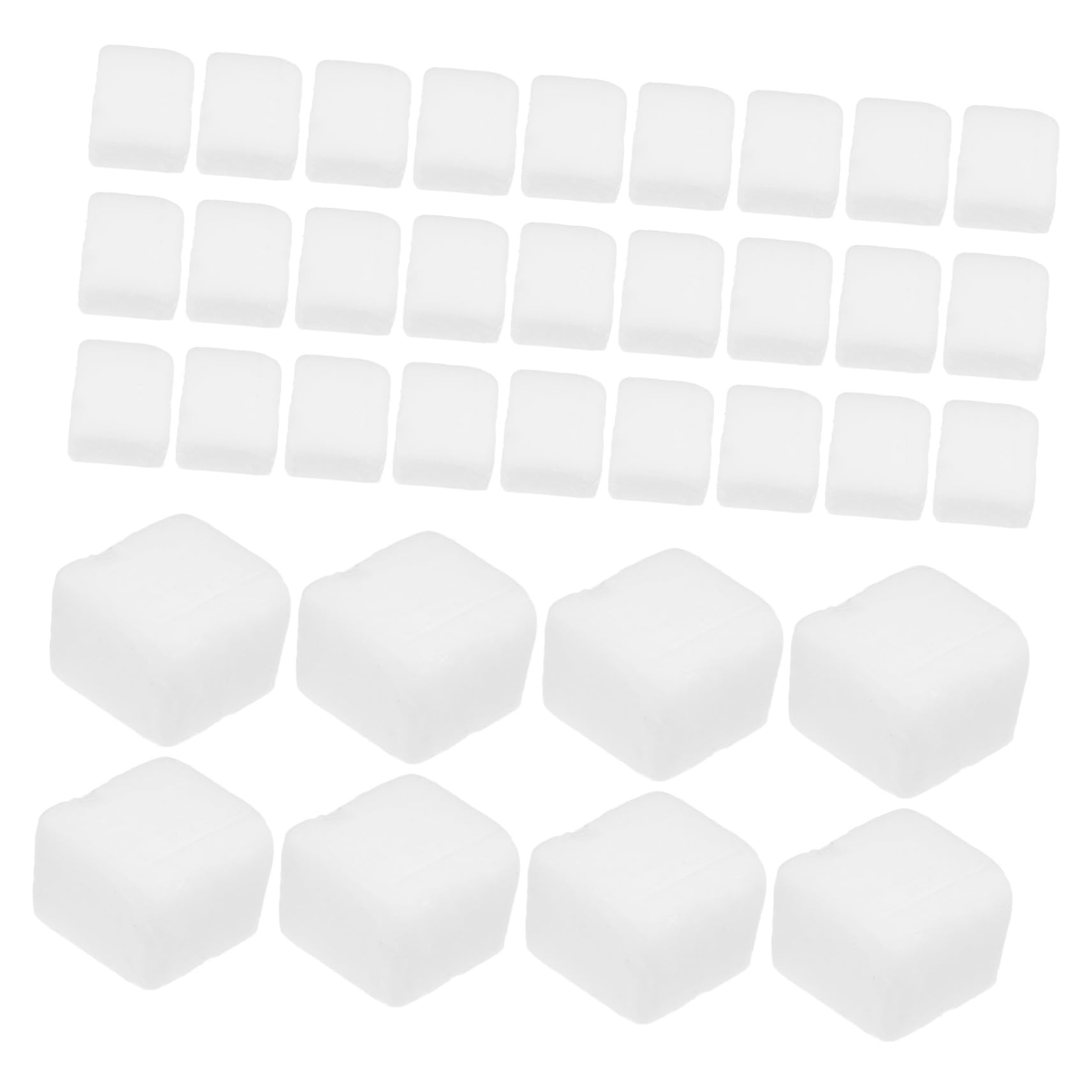 HOMSFOU Base Sapone Bianco Latte 400g per Saponette Fai da Te e Colata