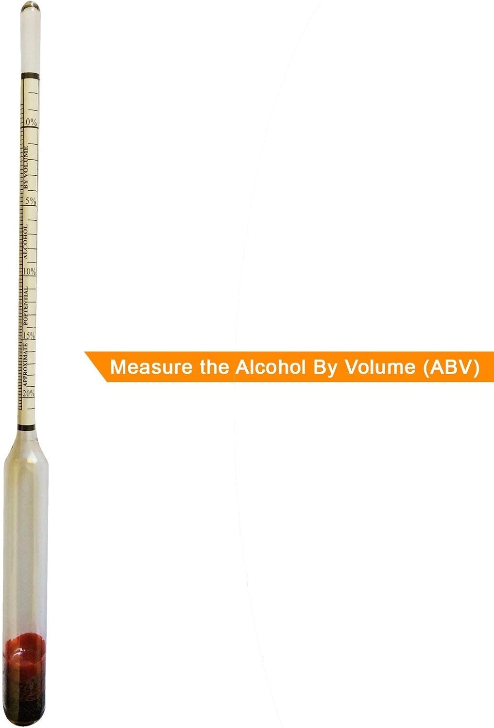 Homebrew Guys Triple Scale Hydrometer Kit. Best for Beer, Wine, Juice, Cider. Easily Measure Specific Gravity, BRIX and Potential Alcohol. Complete with Test Tube. A Must have for making Great Brews!