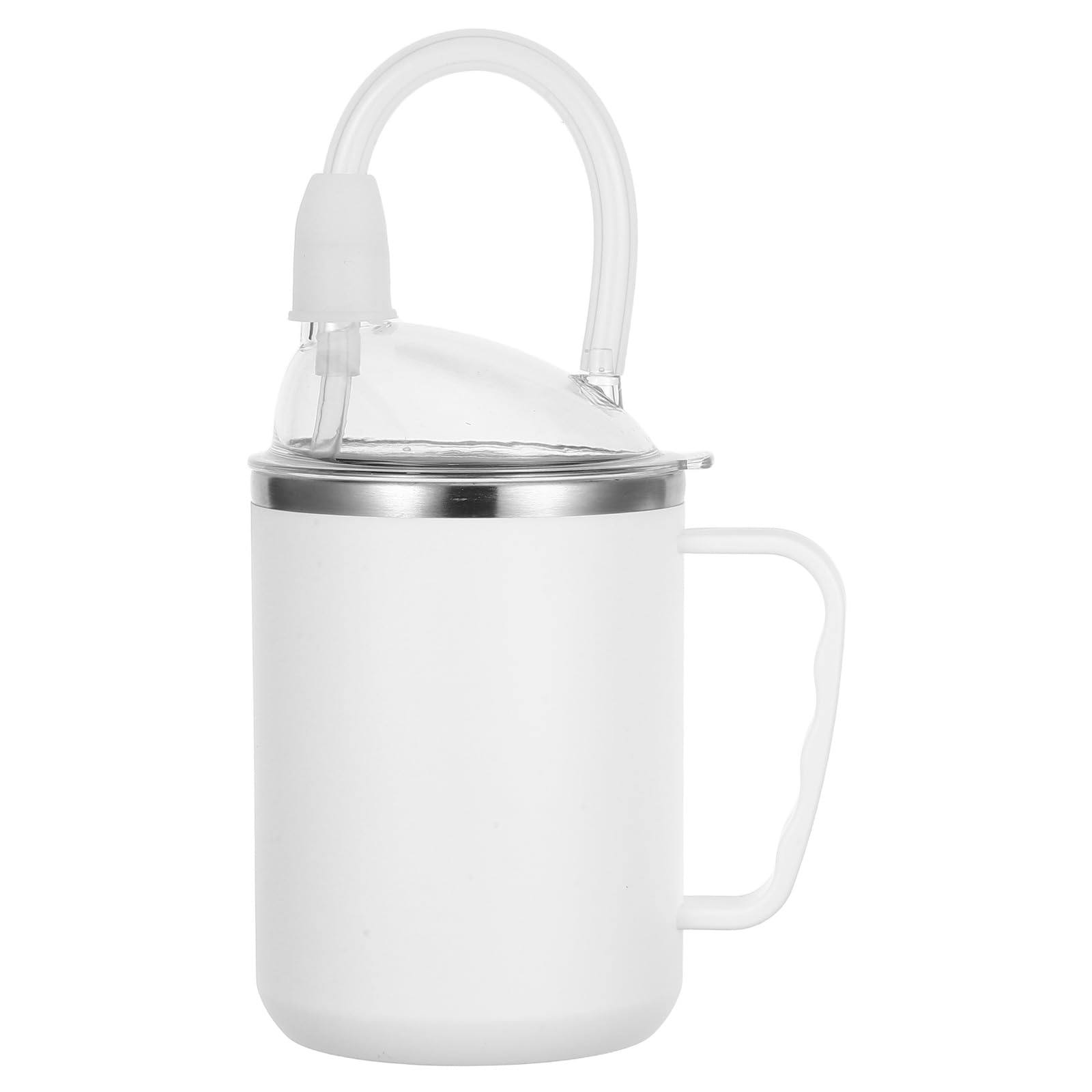 Beaupretty Trinkbecher und Leicht zu Greifendem Griff für Senioren 500 Ml mit Auslaufsicherem Deckel für Flüssige Diät und Genesung im Krankenhaus und Pflege