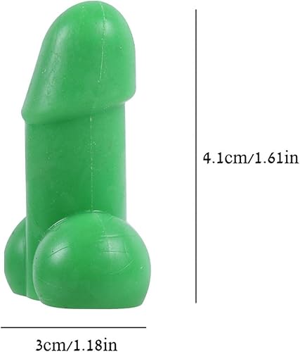 Miniatura 2 de pathside Tapones de goma para válvulas de neumáticos paquete de 4 unidades en forma de pene para ruedas de automóvil motocicleta camión bicicleta