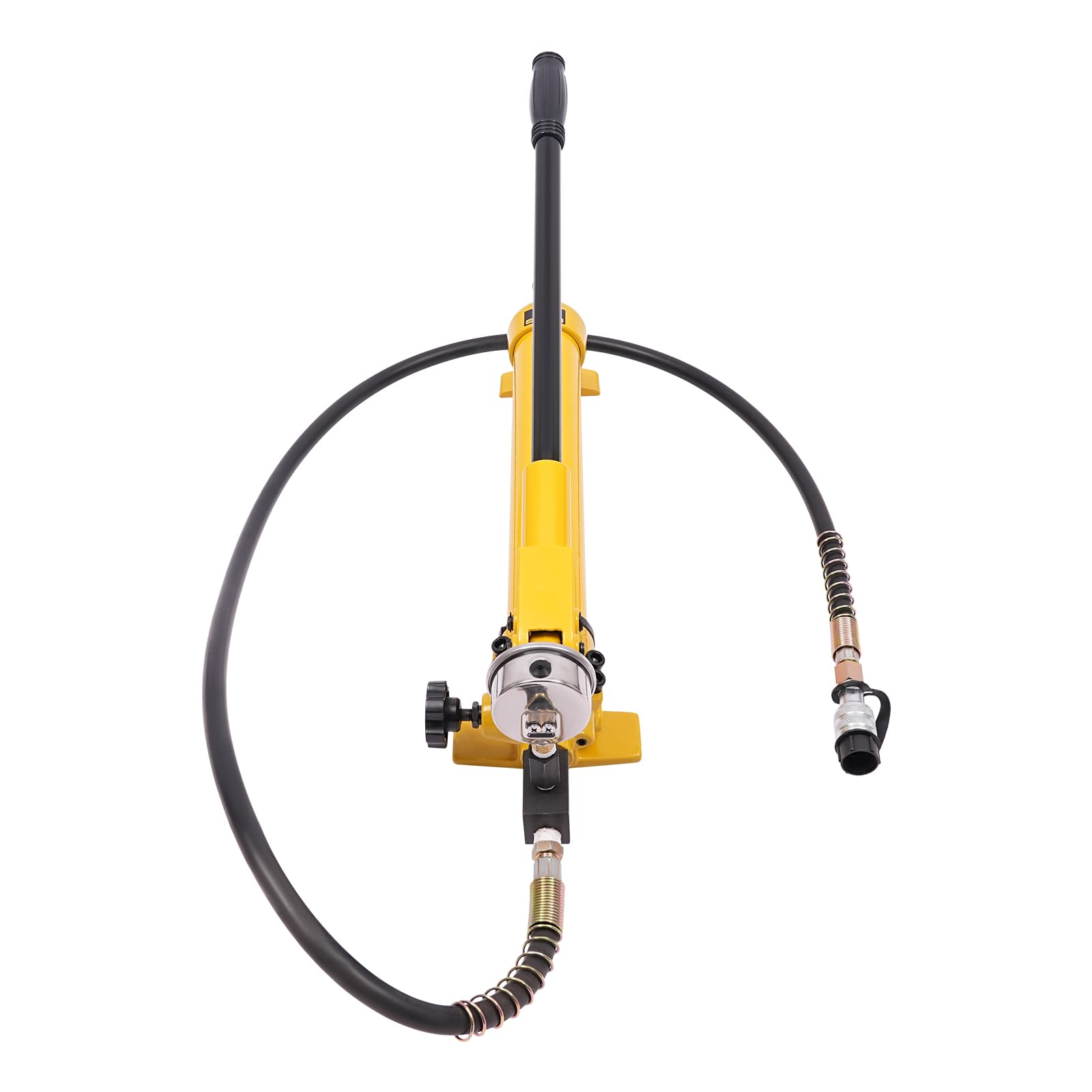 Pompe hydraulique manuelle 700 cc, pompe hydraulique manuelle avec manomètre, poignée pour maintenance, réparation, pression de sortie maximale 700 bar