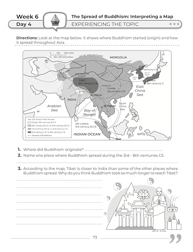 6th Grade Social Studies: Daily Practice Workbook | 20 Weeks of Fun Activities | History | Civics | Geography | Economics | + Video Explanations for Each Question (Social Studies by ArgoPrep) - Image 3