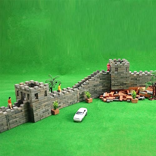 Woohome 542 Pieces Mini Grey Scale Tile Roof Tile Construction Set - Image 3