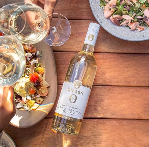 Image of Giesen 0% Non-Alcoholic Sauvignon Blanc | Alcohol Removed | Low Calorie | Award-Winning | Marlborough & Waipara, New Zealand | 750mL (1, 1 Pack)