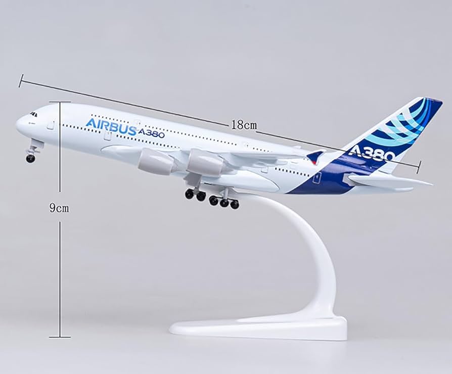 Amazon.com: ANTSIR A380 Diecast Airplane Model - 1/400 Scale Metal
