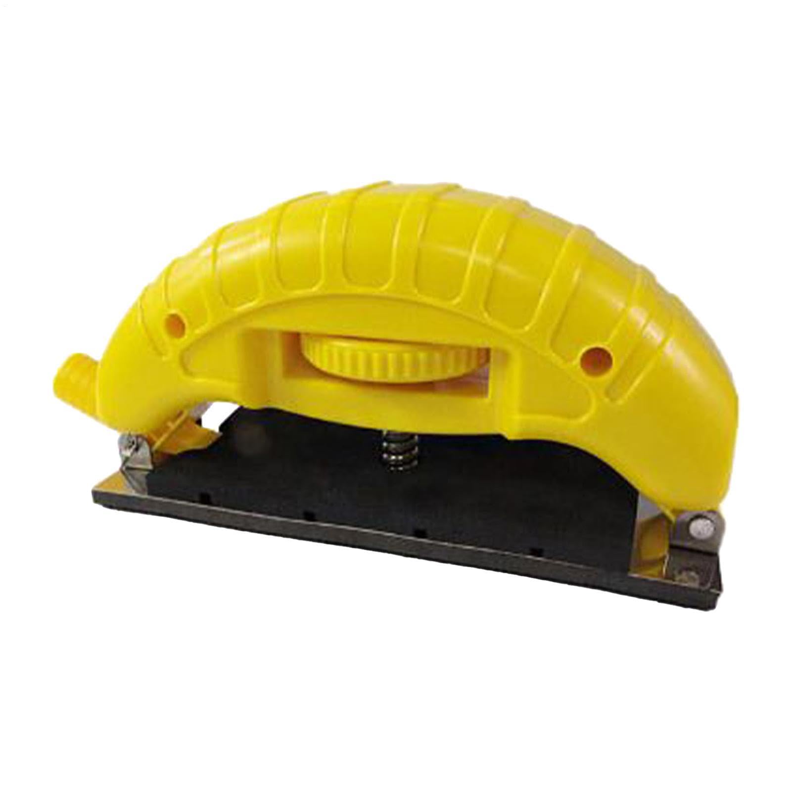 Tacos lijadores para carrocería Soporte De Accesorio De Lijadora Con Mango | Taco de lija húmedo Automoción Azulejos Metal Hormigón Pintura Muebles Húmedo Seco Lijadora