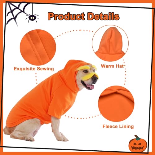 Disfraz para perro con pack 3 mostachos amarillos 6XL miniatura 5