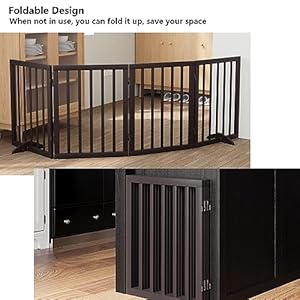 Wooden-Dog-Gate-Foldable-Dog-Fence-Freestanding-4-Panel-Pet-Gates-Freestanding-Folding-Dog-Gates-House-Pet-Gate-for-Dogs-Gate-for-IndoorsExtra-Wide-Dog-Gate-24in-Height-with-2PCS-Support-Feet - Cucciolini Doodles   Wooden-Dog-Gate-Foldable-Dog-Fence-Freestanding-4-Panel-Pet-Gates-Freestanding-Folding-Dog-Gates-House-Pet-Gate-for-Dogs-Gate-for-IndoorsExtra-Wide-Dog-Gate-24in-Height-with-2PCS-Support-Feet