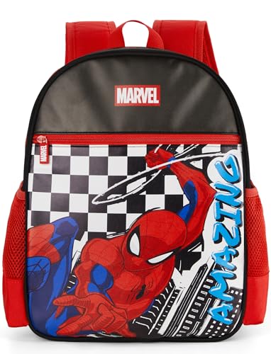 Marvel Spiderman Boys Backpack for Elementary Kindergarten Kids Medium 12L