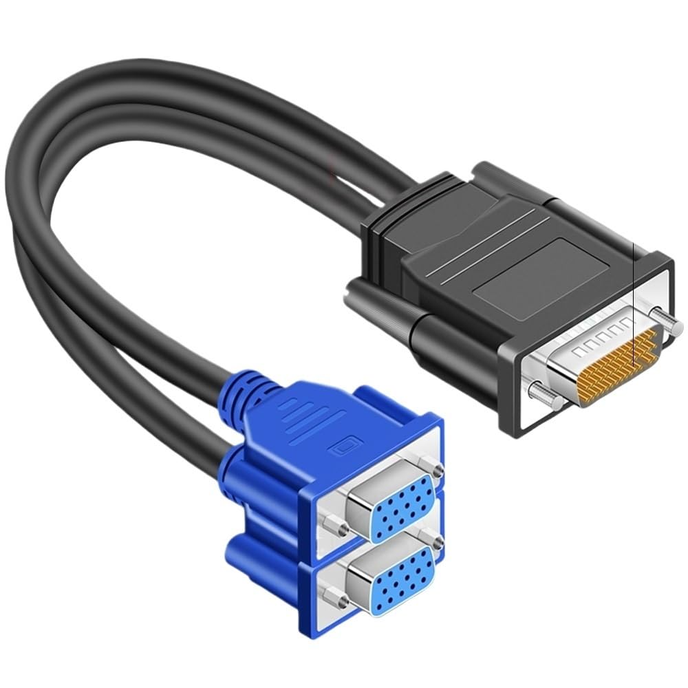 DMS 59-pinowy męski na 2 HDMI/VGA/DVI/DP żeński rozdzielacz przedłużający adapter (59 pinów do DVI VGA)