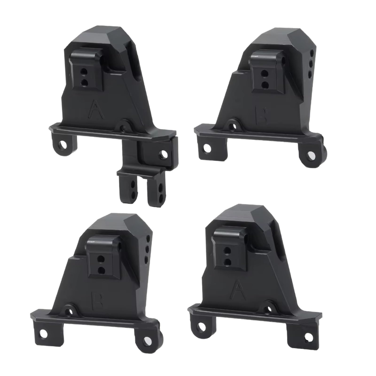 Compatible con TRX-4 1/10 Coche Trepador De Control Remoto Piezas Mejora Accesorios Repuesto 4 Uds Torres Choque Soporte Delantero Y Trasero Metal RC Mejoras