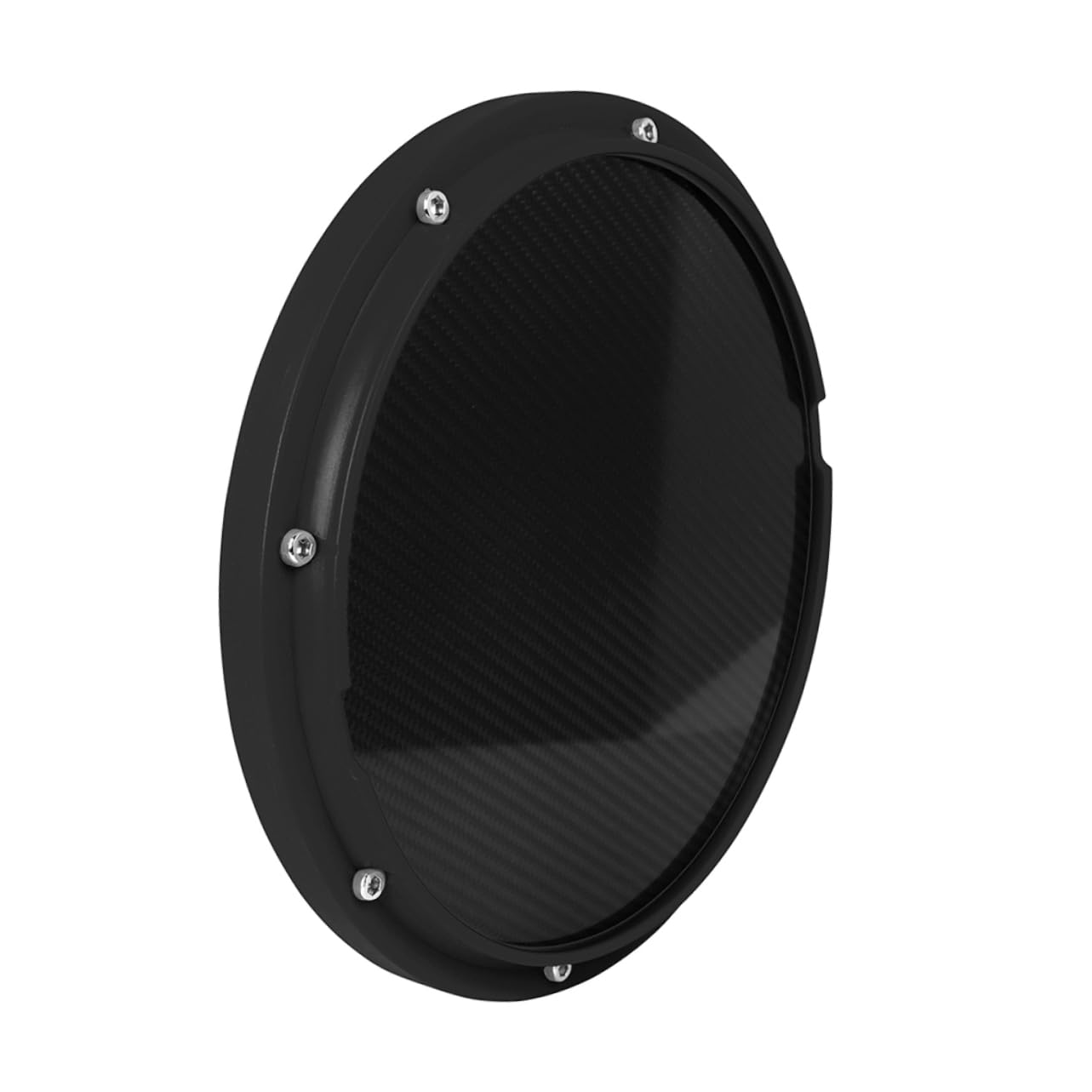 Pad per Esercizi Batteria in Fibra di Carbonio Nero 10 Pollici