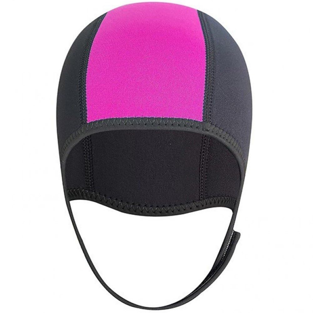Vobumix Winter Swim Cap Waterproof Swimming Cap Neoprene Swim Hat Swimming Essential Equipment for Dive Surf Canoe