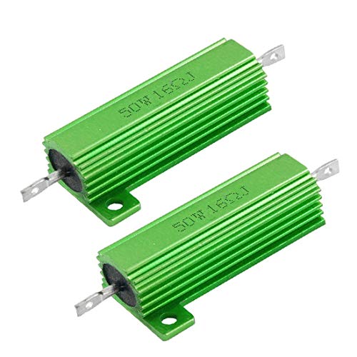New Lon0167 2 Pcs Chassis Mount Green Wirewound in...