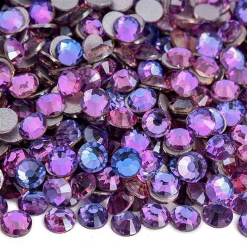 Hotfix rhinestones strass à paillettes non correcteurs violet lavande - 2
