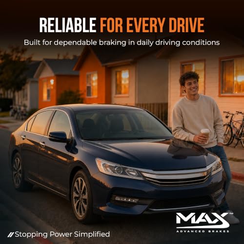Image of Max Advanced Brakes Front & Rear Brake Kit For Honda Accord