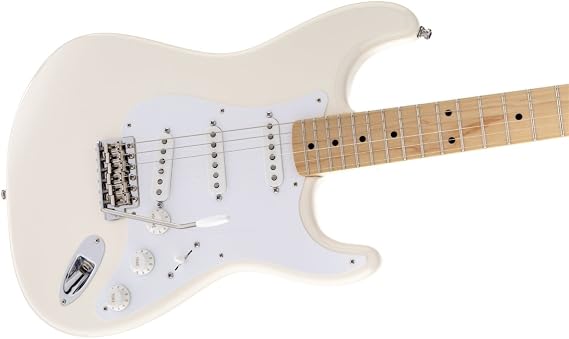 Fender Jimmie Vaughan Tex Mex Stratocaster, Maple Fingerboard, Olympic White