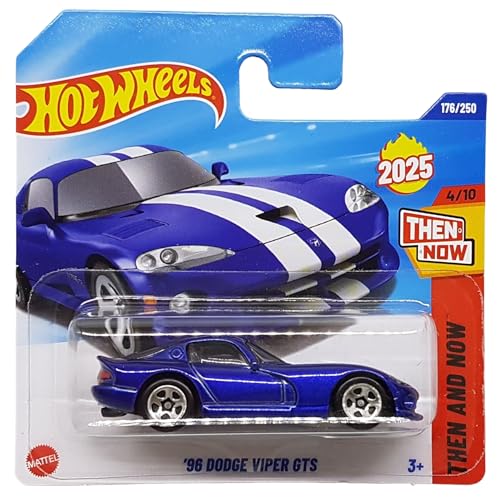 Image of Hot Wheels 2013 SRT Viper Then and Now Ages 3 Years and Up 214 /250 (Blue)