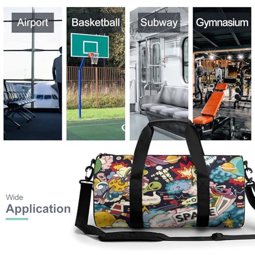 Sac de gym theme espace résistant pour éviter de manquer de place