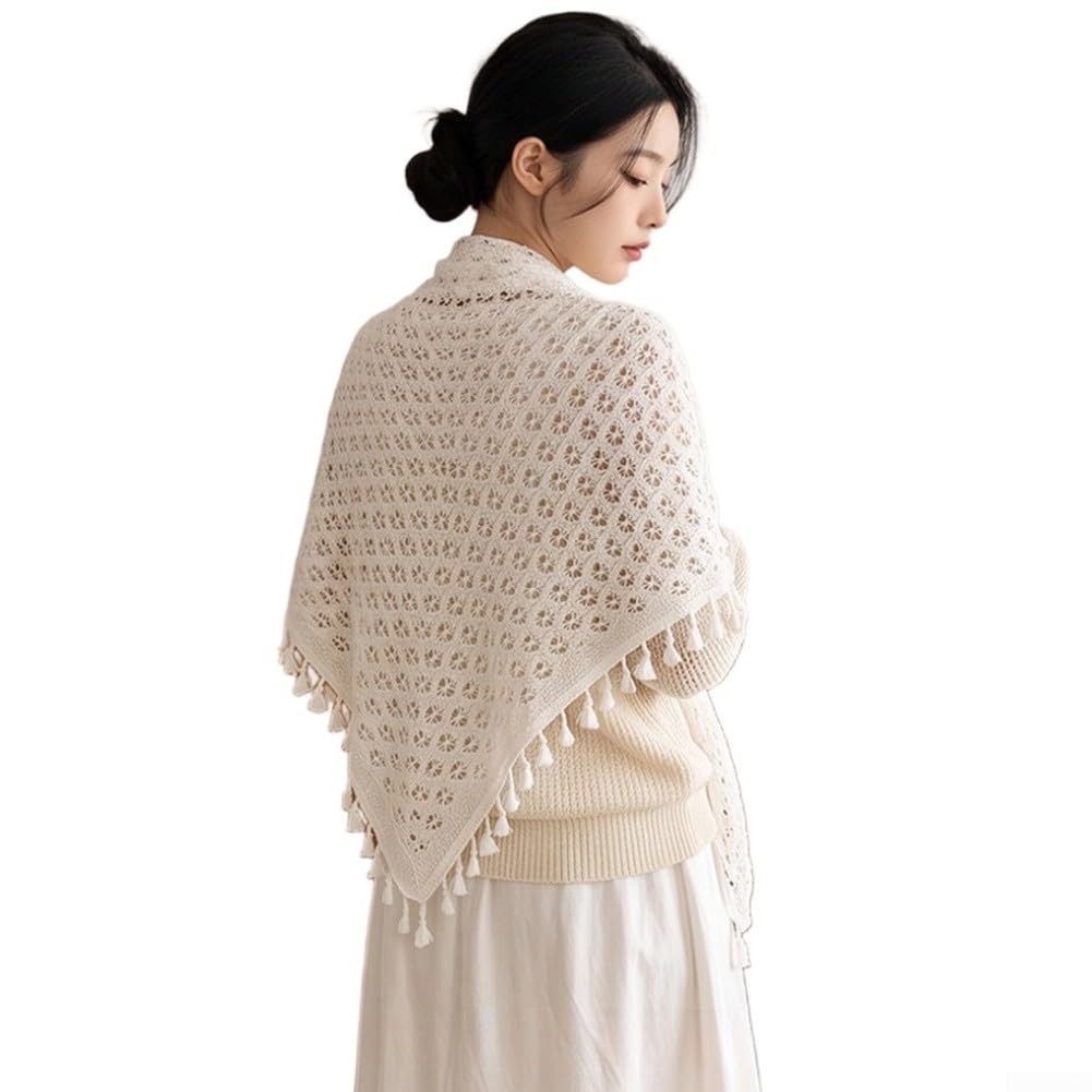 Chal de Gasa para Mujer para estilo Étnico para retro Ligero