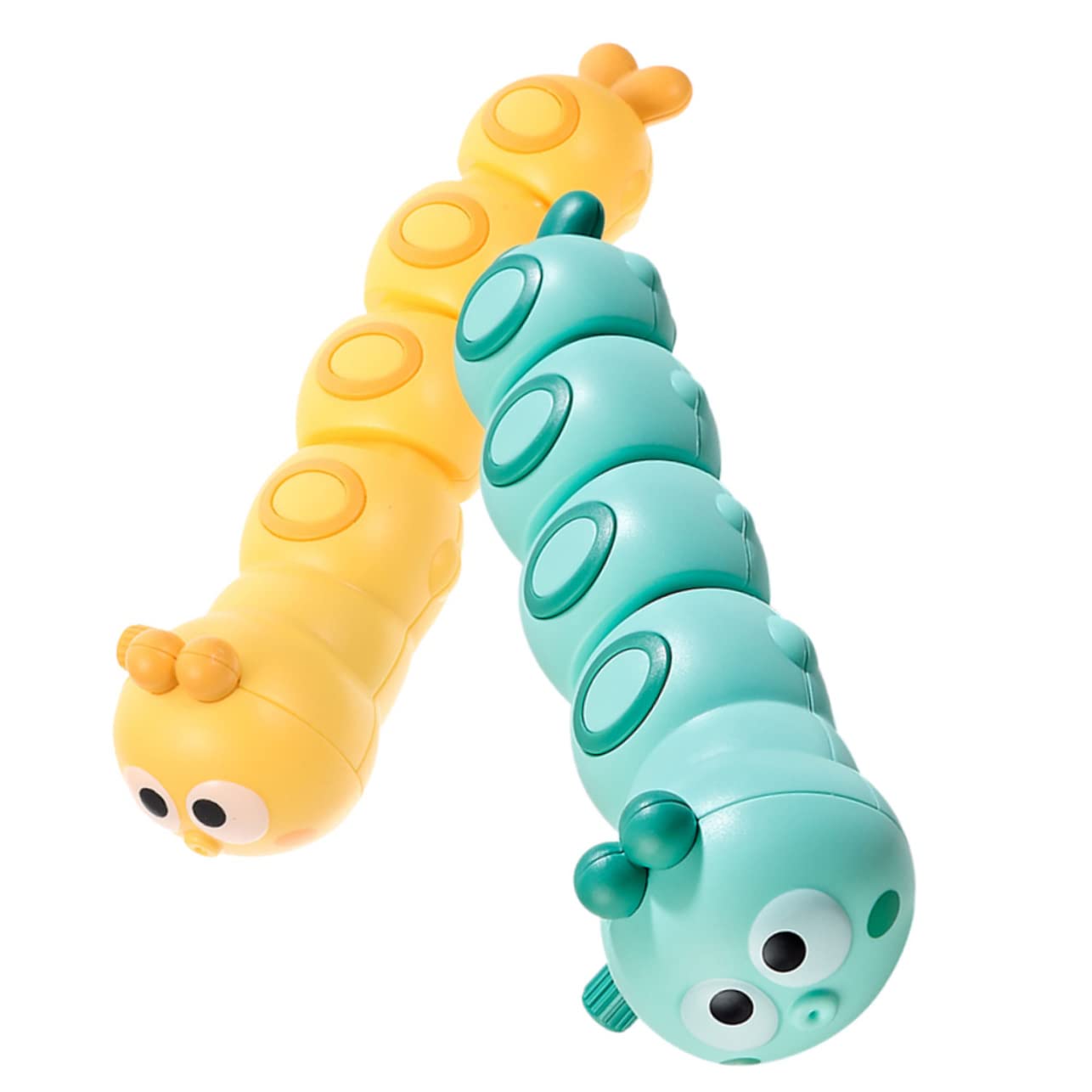 Yardwe Interactive Wind-up Caterpillar Toy Fun Educational Plaything for Boys and Girls Simulated Crawl Toys
