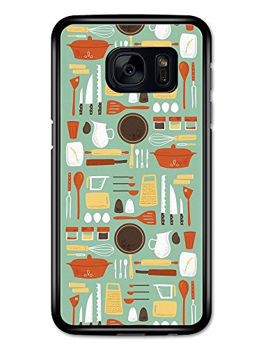 Kitchen Utensils Pattern Chef Cook Minimalist