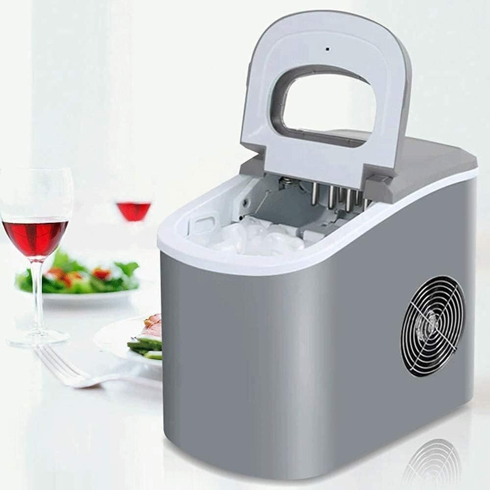 Household Mini Ice Maker, Automatic Ice Maker, Countertop Ice Maker, Kitchen Household Transparent Ice Cubes(Color:Red) on Fridge.com - View 4