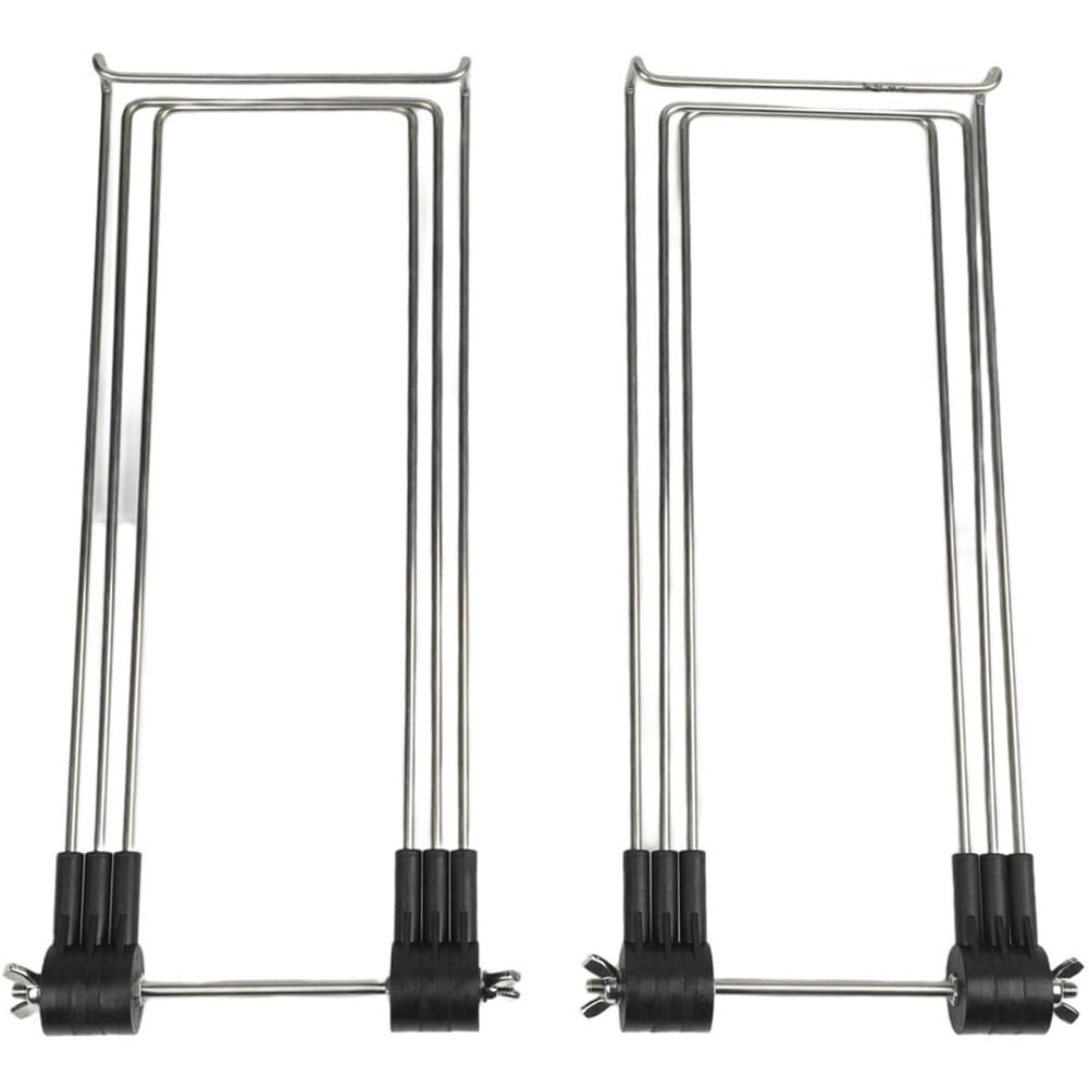 Aundhegrtt As Shown Adjustable Solar Panel Stand Pivot Mechanism For Camping For Rv For Boat- Stainless Steel Bracket Construction