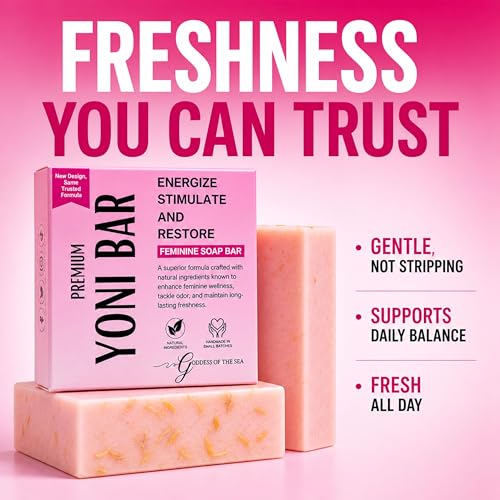Premium Yoni – Natural Feminine Care Soap for pH Balance, Odor Control & Hydration | Organic Herbal Ingredients | Gentle Yet Effective for Daily Intimate Hygiene | Handmade & Vegan (3oz) - Thumbnail 3